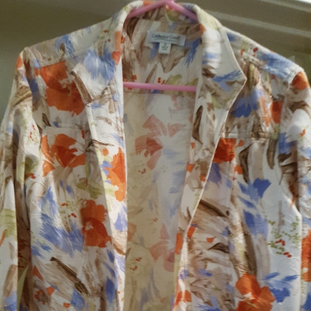 Floral Coldwater Creek jacket